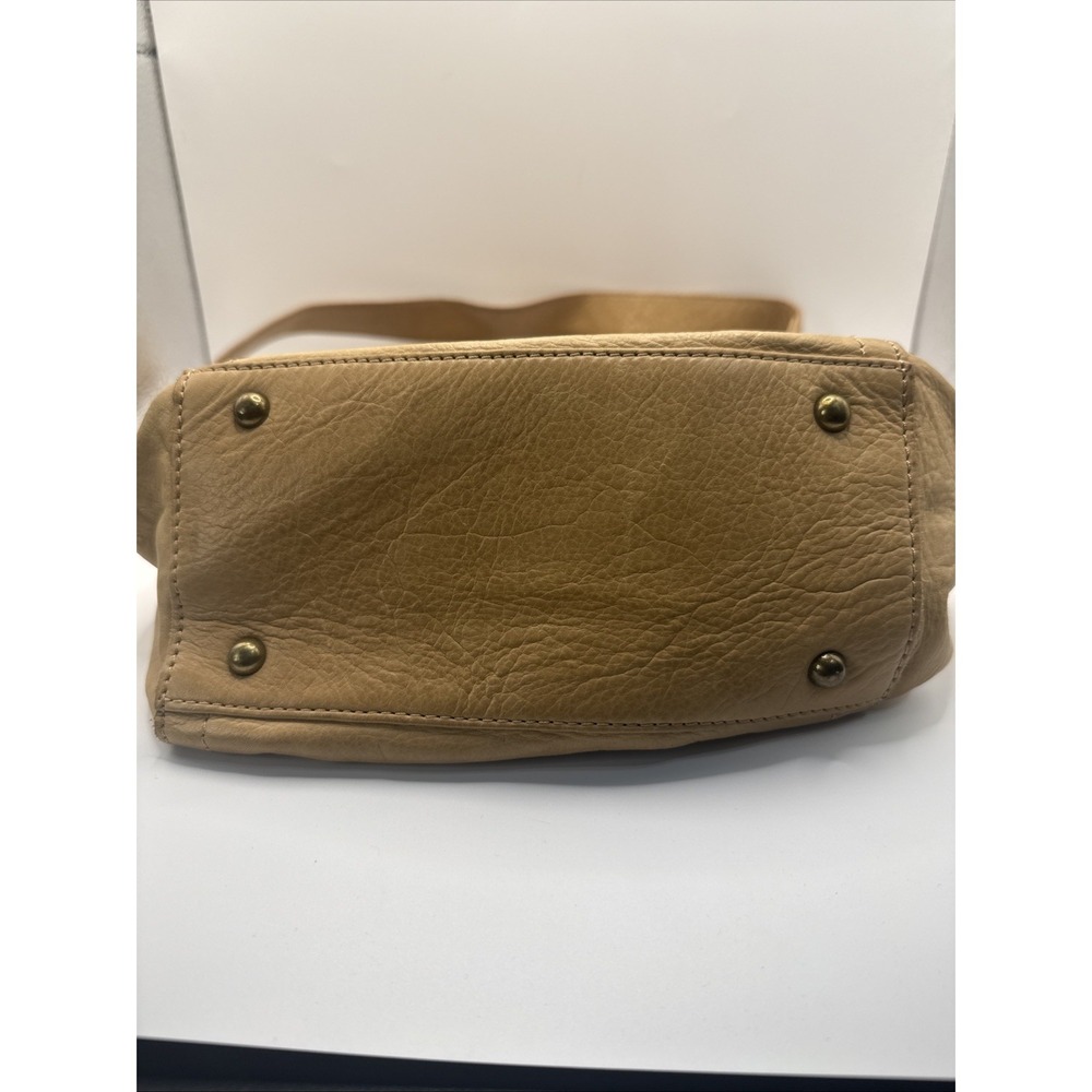 American Leather Co. Easton Hobo Bag Tan Leather Handbag Purse Shoulder Bag P-2 - Picture 8 of 9